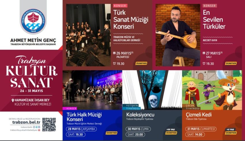 Büyükşehir’de Kültür ve Sanat Hareketliliği Sürüyor