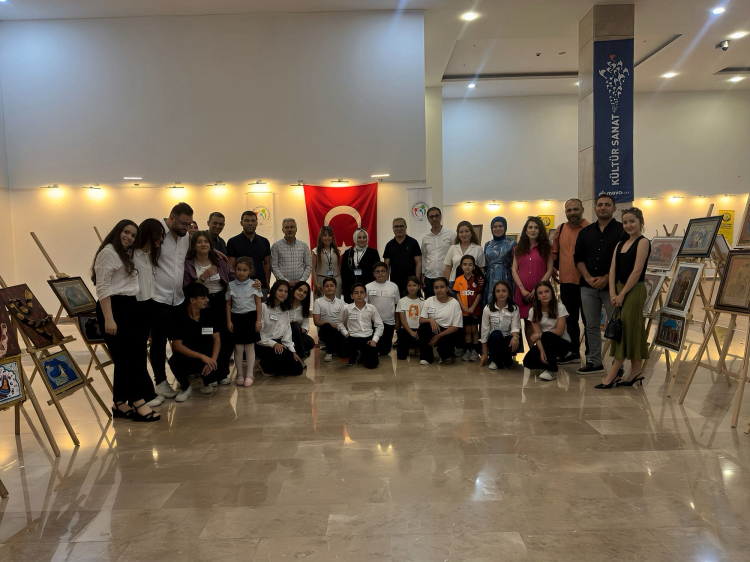 Mardin’de Okullar Arası Ortak Sanat Sergisi
