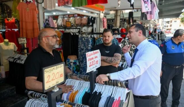 Başkan Ömer Eşki'den Çamdibi Esnafına Ziyaret