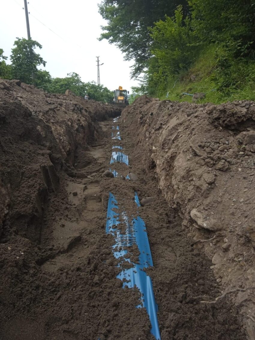 Büyükşehir, Ünye Saraycık Mahallesi’nin İçme Suyu Sorununa Neşter Vuruyor