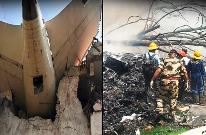 Hindistan’da Yolcu Uçağı Yerleşim Alanına Düştü!