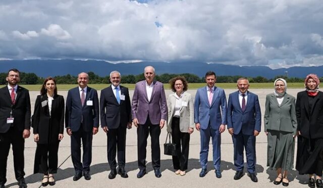 TBMM Başkanı Uluslararası Zirve İçin İsviçre’de TBMM Başkanı Uluslararası Zirve İçin İsviçre’de