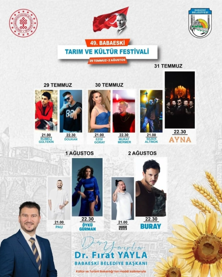 Babaeski’de Festival Coşkusu Başlıyor