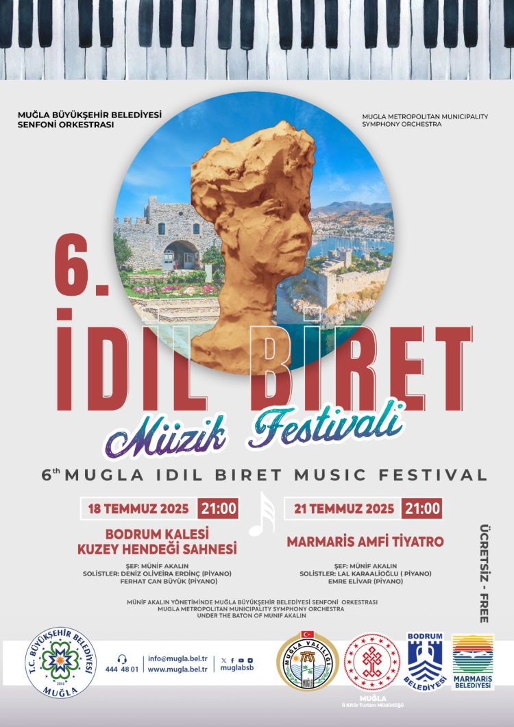 Muğla'da İdil Biret Müzik Festivali 18 Temmuz’da Başlıyor
