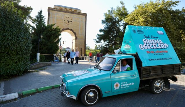 Samsun'da Açık Hava Sinema Gecelerine Yoğun İlgi Sürüyor