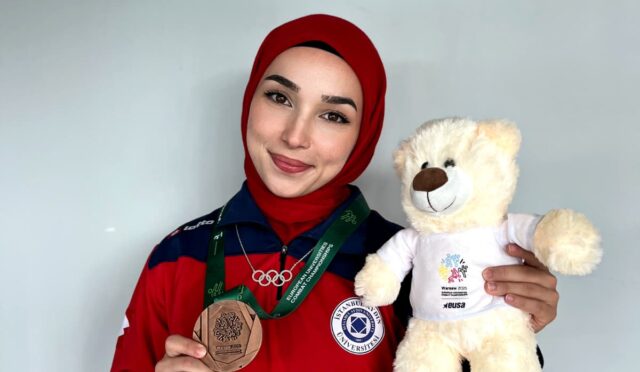 Büyükşehir Sporcusu Keydanur, Avrupa 3.’sü Oldu Büyükşehir Sporcusu Keydanur, Avrupa 3.’sü Oldu