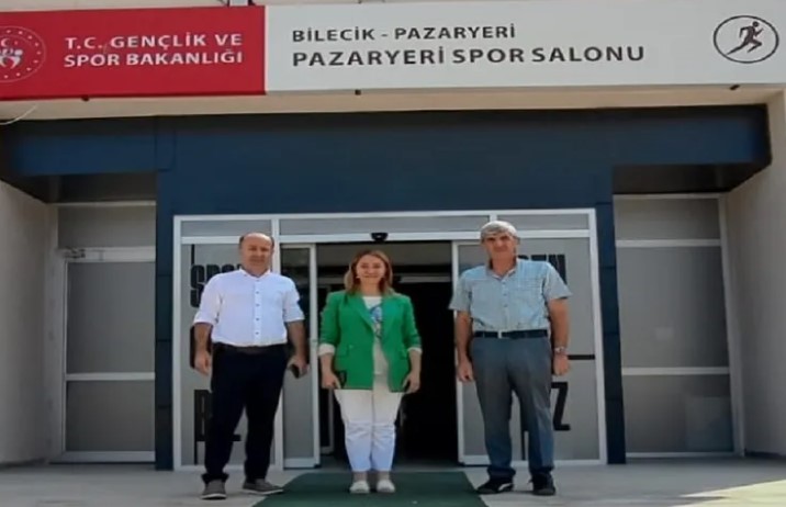 Bilecik Pazaryeri’ne yeni kapalı spor salonu açıldı