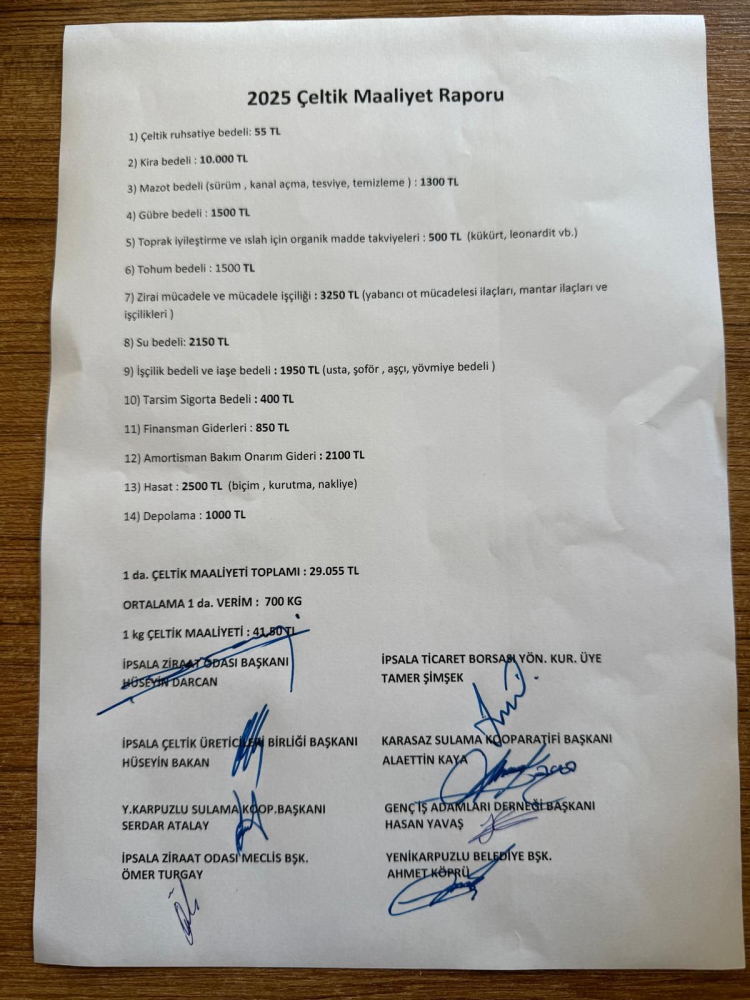 Çeltik fiyatı açıklandı: 1 kg 41,80 TL