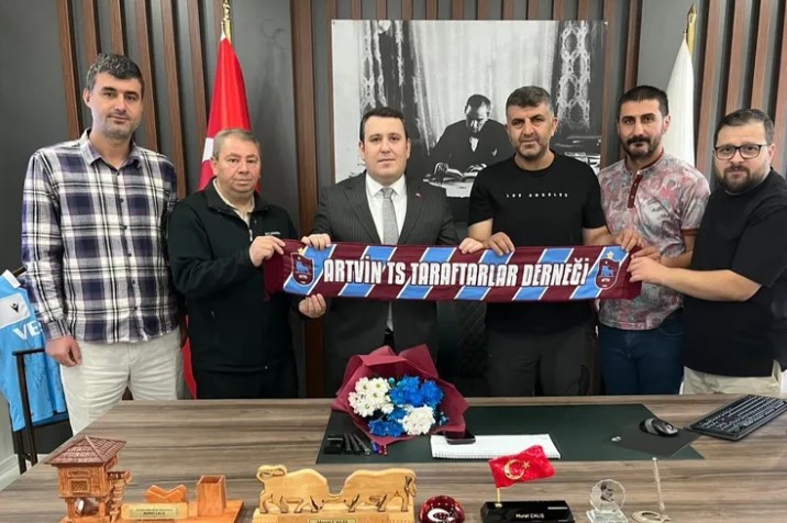 Artvin Trabzonspor Taraftarları, Başsavcı Çalış’ı Ziyaret Etti