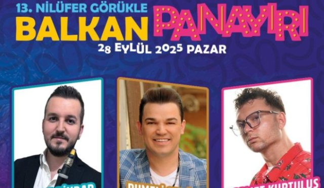 Bursa Nilüfer’de Balkan Esintisi Başlıyor