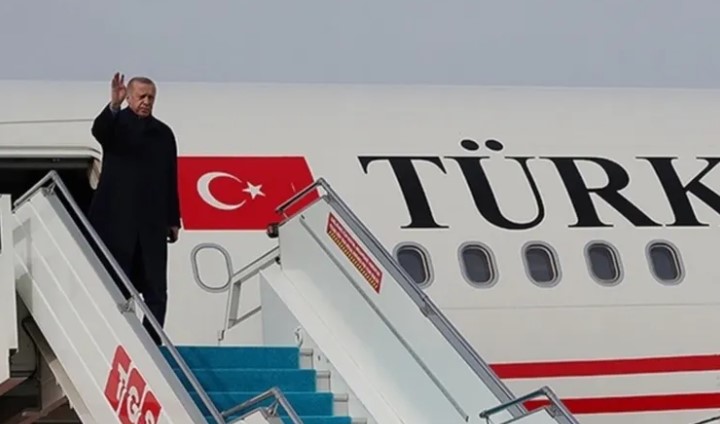 Erdoğan, günübirlik Katar ziyareti için yola çıktı