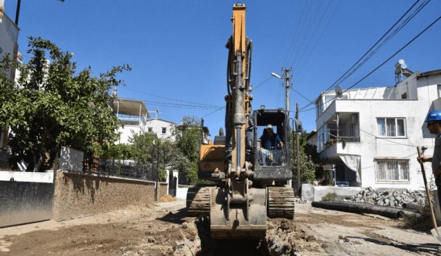 BASKİ’den Burhaniye’ye Kanalizasyon Atağı