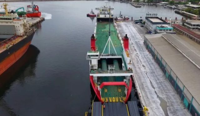 Bandırma-Tekirdağ Hattıyla Türkiye’nin İkinci Tren Feribotu Seferde Bandırma-Tekirdağ Hattıyla Türkiye’nin İkinci Tren Feribotu Seferde
