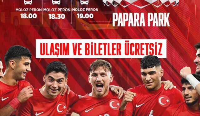 Büyükşehir, Milli Maça Ücretsiz Ulaşım Sağlayacak