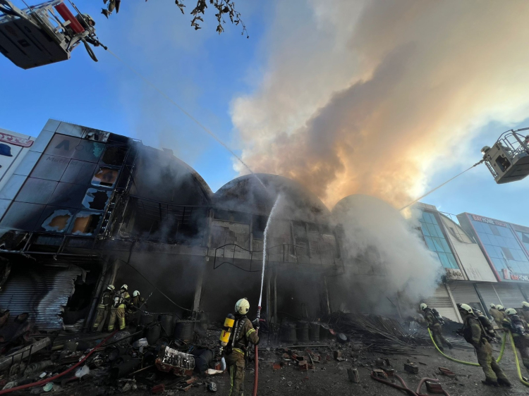 İSTOÇ’ta Çıkan Yangın Kısa Sürede Kontrol Altına Alındı