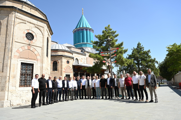 Konya, Afyonkarahisar Belediye Başkanlarıyla Tecrübe Paylaştı