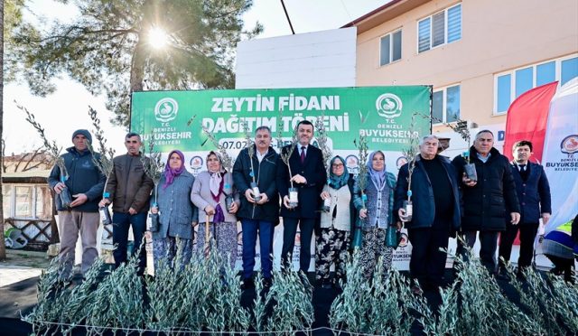 Büyükşehir’den üreticiye 100 bin zeytin fidanı desteği Büyükşehir’den üreticiye 100 bin zeytin fidanı desteği