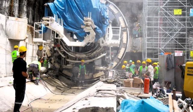 Kocaeli Körfezray Metro Projesi’nde Kazı Çalışmaları Tüm Hızıyla Devam Ediyor