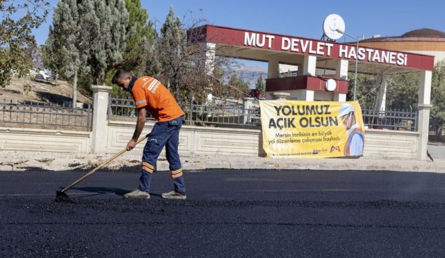 Mut Yolları Büyükşehir İle Daha Konforlu ve Güvenli Hale Geliyor Mut Yolları Büyükşehir İle Daha Konforlu ve Güvenli Hale Geliyor