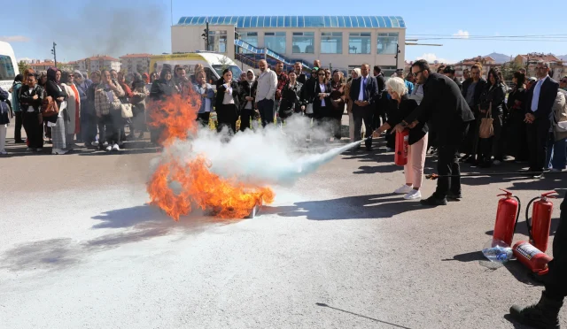 Keçiören Belediyesi Personeline Afet Farkındalık ve Yangın Eğitimi