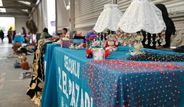 Konya Selçuklu’da İkinci El Pazarı Yoğun İlgiyle Açıldı