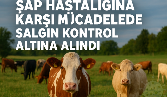 Şap Hastalığına Karşı Mücadelede Salgın Kontrol Altına Alındı!