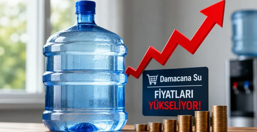 Damacana su fiyatları yükselmeye devam ediyor Damacana su fiyatları yükselmeye devam ediyor